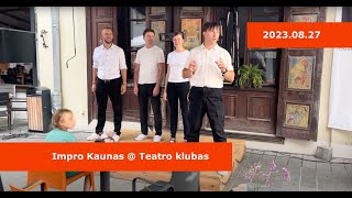 Impro Kaunas Teatro klube 20230827 [upl. by Netsirt]