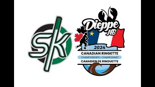 2024 Canadian Ringette Championships  U16 Team Saskatchewan  Team Ontario [upl. by Hertha]