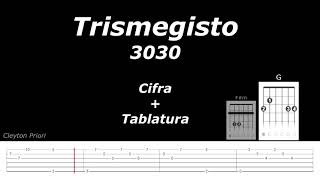 Trismegisto  3030 CIFRA amp TABLATURA [upl. by Cirred]