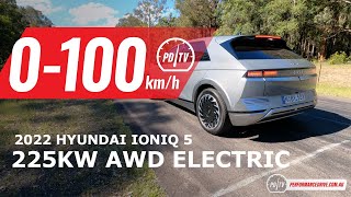 2022 Hyundai IONIQ 5 AWD 0100kmh amp overview [upl. by Eeliak529]