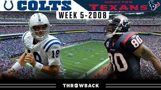 The MOST Underrated Comeback Colts vsTexans 2008 Week 5 [upl. by Aifas]