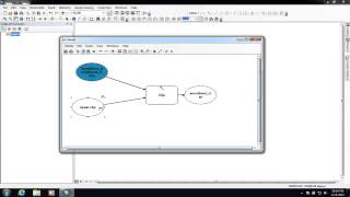 Creating a simple Model in ArcMap [upl. by Ennayhc]