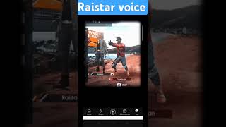 Raistar first voice hello Bhai Freefire legend [upl. by Daloris646]