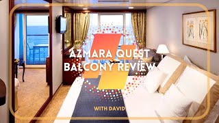 The Luxurious Azamara Quest Balcony Review 2024 🛳️ [upl. by Diao754]