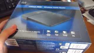 CISCO Linksys E900 Wireless N300 Router Unboxing HD720p [upl. by Severen]