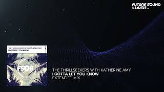 The Thrillseekers With Katherine Amy I Gotta Let You Know Extended Mix [upl. by Darla]