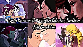 LUMITY KORRASAMI CAITVI HARLIVY CATRADORA BUMBLEBY EDIT COMPILATION [upl. by Yrnehnhoj]