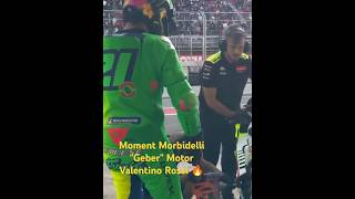 Moment Morbidelli quotGeberquot Motor Valentino Rossi motogp [upl. by Anertak]