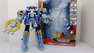 Astro Ninja Steel Megazord Review Power Rangers Ninja Steel [upl. by Ayidan]