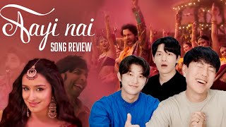 Aayi Nai  Stree 2 Song Reaction’  Shraddha Kapoor  Rajkummar Rao [upl. by Ynnelg]