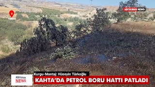 Adıyamanda Petrol Boru Hattı Patladı [upl. by Htenek925]