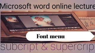 Lecture No 5 Microsoft word online lecture font menu [upl. by Idyak472]