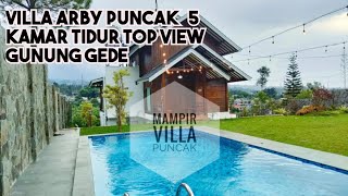 Villa Arby Puncak 5 Kamar Tidur Top View [upl. by Sikram]