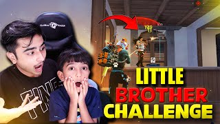 Challenge My Little Brother  1 Kill  500 Rupees  Free Fire [upl. by Agatha]