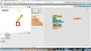 Coding e Robotica creativa tutorial quadrato con variabile [upl. by Nehepts]