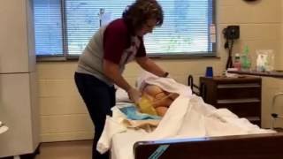 Nurse aide skills Ctec cleansing enema [upl. by Nelram384]