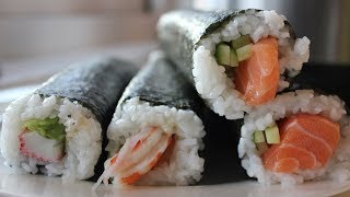 How to Make Maki Sushi Rolls 🍣 [upl. by Chabot]