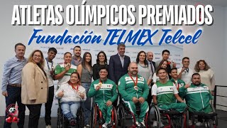 Fundación TELMEX Telcel premia a los atletas olímpicos y paralímpicos de Paris 2024 ¡Entérate aquí [upl. by Kerk]