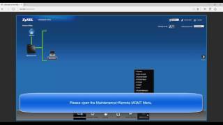 Zyxel VMG Series  Configure Remote MGMT [upl. by Kruse550]