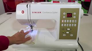 Singer Confidence Quilter 7469Q 20 Needle Positions [upl. by Ebner]