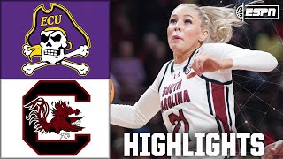 East Carolina Pirates vs South Carolina Gamecocks  Full Game Highlights  ESPN College Basketball [upl. by Thorpe]