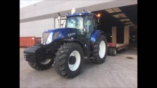 installing airhorn on new holland t7 220 blue power [upl. by Molloy]