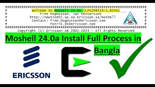 Moshell 240a Install Process Bangla  How to Install Cygwin64  How to procedure of Moshell upgrade [upl. by Ellemaj]