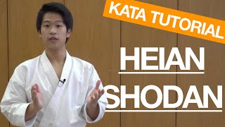 【FULL TUTORIAL】HEIAN SHODAN KATA [upl. by Atoiyanap928]