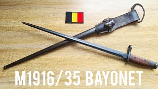 Shaped for the trenches Belgian M191635 bayonet [upl. by Avonasac377]