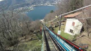 Funicolare di Como  Funicular [upl. by Ahsetra]