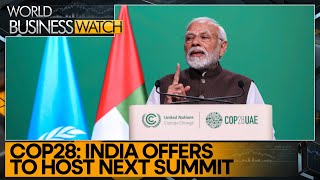 Cop28 India offers to host next summit announces green fund  WION [upl. by Teplitz]