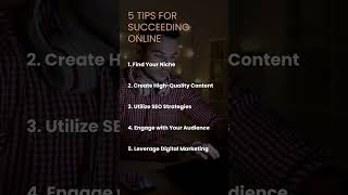 Discover This 5 Tips for Succeeding Online financialfreedomlife [upl. by Ydualc]