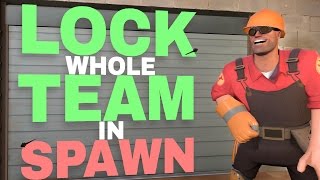 TF2 Exploit  Locking the whole team in the spawn on dustbowl [upl. by Ecinaej]