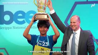 2023 Scripps National Spelling Bee Champion Dev Shah [upl. by Armilda]