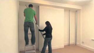 Installing Sliding Wardrobes  Alumé Interior SlidingWardrobeWorldcom [upl. by Osmen]