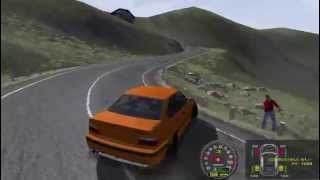 rFactor Project D 23 Drift  BMW M3 E36 noob practice [upl. by Naujyt]