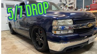 Slamming a 9906 Silverado or Sierra with a Belltech 57 drop kit [upl. by Gayleen]