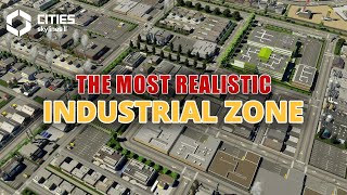 How to Build a REALISTIC Industrial Zone in Cities Skylines 2  Realistic City Tips [upl. by Talbott206]