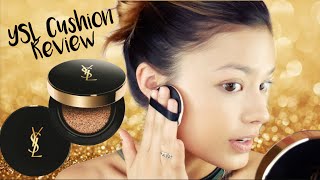 YSL CUSHION FOUNDATION REVIEW  Le Cushion Encre De Peau First Impressions [upl. by Niel304]