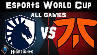 TL vs FNC Highlights ALL GAMES Esports Worlds Cup 2024 Quarterfinals Team Liquid vs Fnatic by Onivia [upl. by Reckford275]