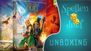 The Lord of the Rings Duel for MiddleEarth UNBOXING NL [upl. by Tally]