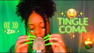 ASMR 💚✨ECHOED TRIGGERS amp MOUTH SOUNDS TO PUT YOU IN A TINGLE COMA 🤤✨🫠 SO GOOD [upl. by Nelyag]