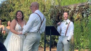 Funny Wedding Officiant Speech  THE ALEX COMEDY SPECIAL ft Lauren and Tim’s Wedding [upl. by Barr]