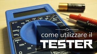 Come imparare a usare un tester  multimetro e come controllare la carica delle batterie [upl. by Mechling]