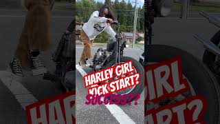 kickstarter ショベルヘッド ハーレー カスタム harley vintage 広島GALautomobile チョッパー ハーレーダビッドソン ハーレー女子 [upl. by Eirallam]