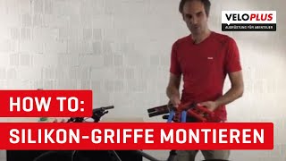 How to Gummi und Silikongriffe am Fahrrad montieren [upl. by Ovid]