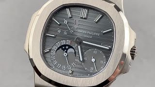 Patek Philippe 5712G001 Nautilus Moonphase Patek Philippe Watch Review [upl. by Vachill]