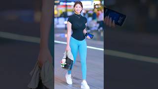 CHINA GIRL STREET FASHION  shortsfeed fashiontrends china streetfashion shortvideo shortfeed [upl. by Sivam]