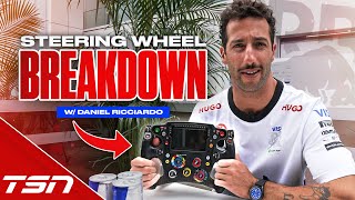 HOW AN F1 STEERING WHEEL WORKS FT DANIEL RICCIARDO [upl. by Jenne]