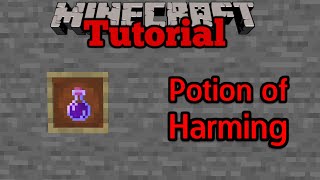 Minecraft Tutorial  How to Make and Use a Potion of Harming  v121 [upl. by Nena340]